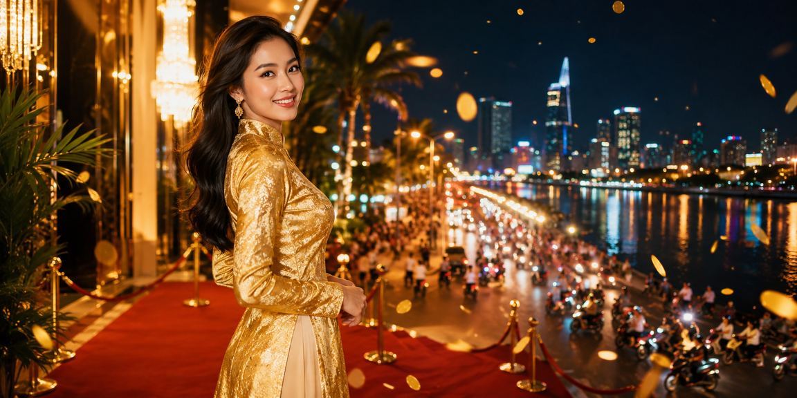 Casino trực tiếp với nàng Áo dài tại Sài Gòn